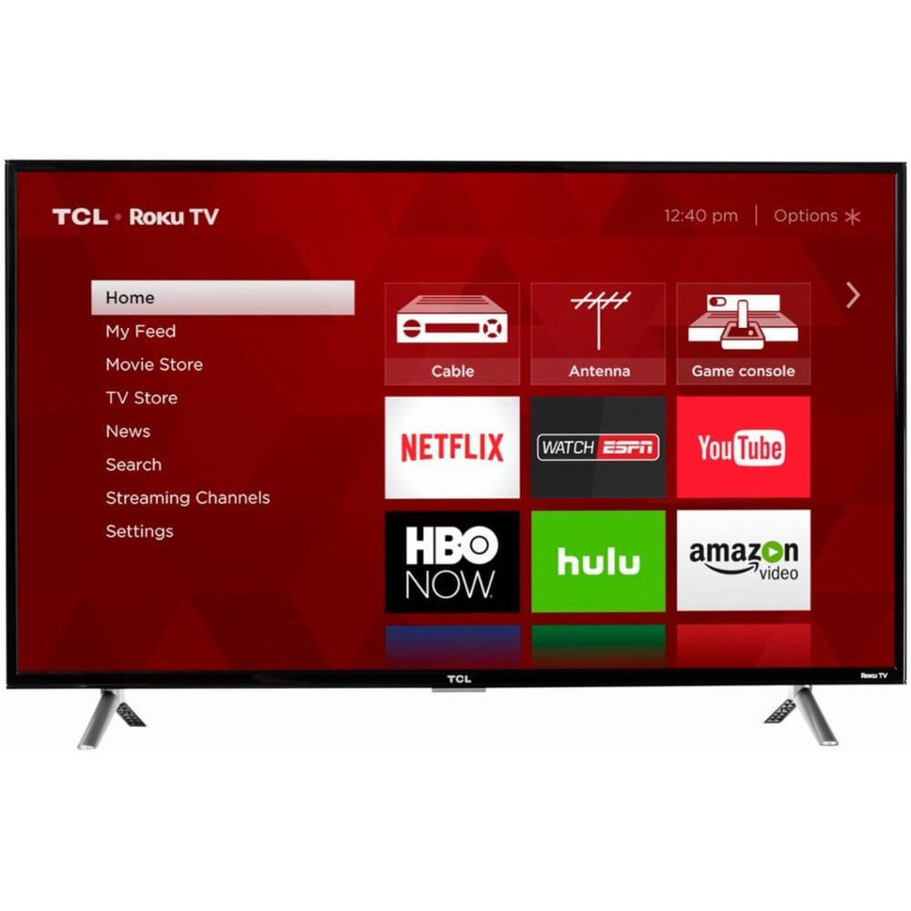 TCL - 43" Class - LED - 1080p - Smart - HDTV Roku TV