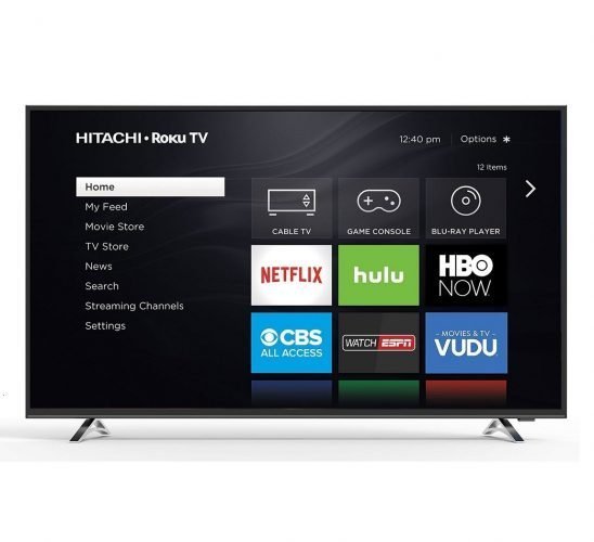 Hitachi Roku 49-inch TV - 4K UHD with HDR TV (49R80)