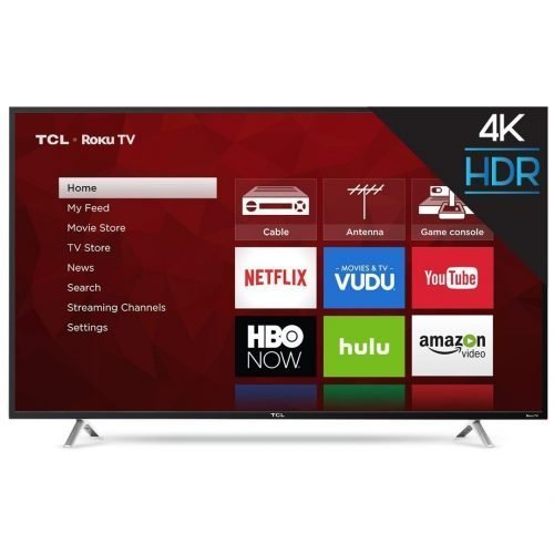 New TCL Roku 55” Class 4K UHD- HDR (55S401)