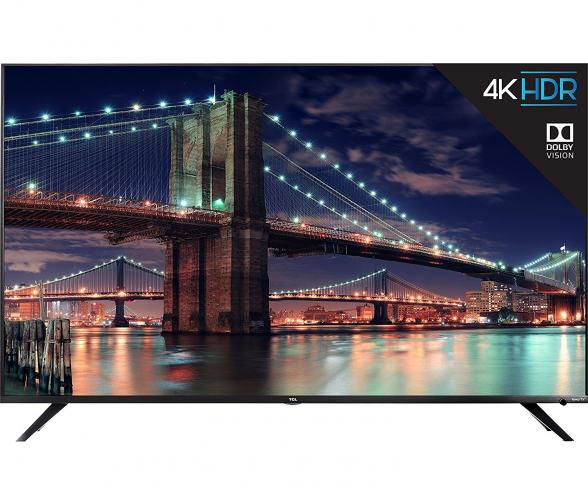 TCL TV in 55" 4K Ultra HD Roku- 55R617 (2018 Model)