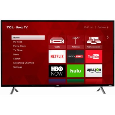 TCL – 40″ Class – LED – 1080p – Smart – HDTV Roku TV