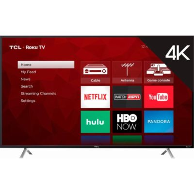 TCL 49″ Class 4K Roku (49S405) - TV Sizes